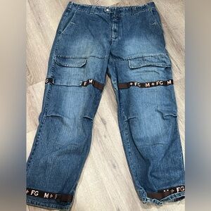 Vintage 90’s LE JEAN DE MARITHE FRANCOIS GIRBAUD 42W Oversized Punk Goth Jeans